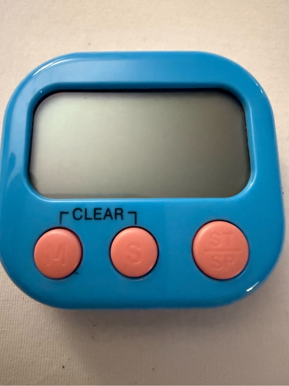NWOT JS-118 Blue Digital Kitchen Timer + Electronic Calculator w/Magnet + Stand